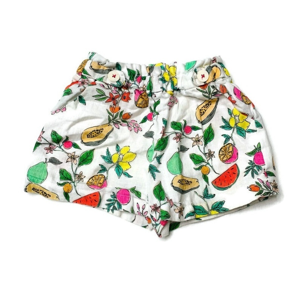 Zara baby girls 12-18M linen shorts